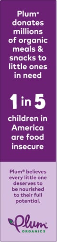 Plum Organics® Blueberry Toddler Food Mighty Snack Bars® Perspective: right