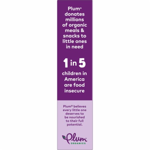 Plum® Organics Blueberry Mighty Snack Bars® Perspective: right