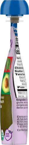 Plum Organics® Apple Spinach & Avocado Stage 2 Baby Food Pouch Perspective: right