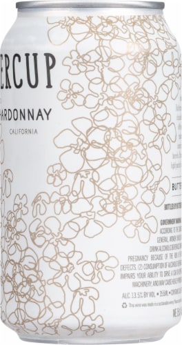 Buttercup Chardonnay Single Can Perspective: right