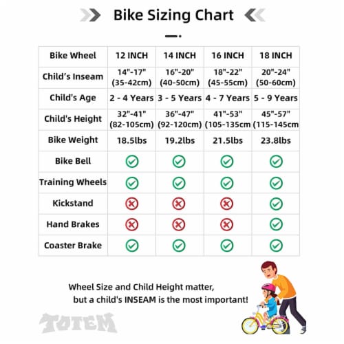 JOYSTAR Totem Kids Bike for Boys Girls Ages 5 9 with Kickstand