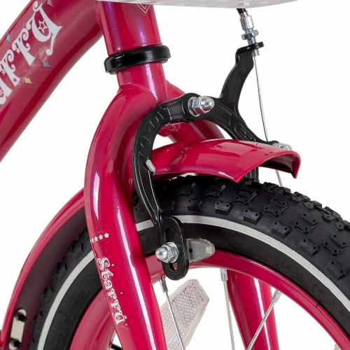 JOYSTAR Starry Girls Bike for Girls Ages 4-7 with Training Wheels, 16 , Pink Perspective: right