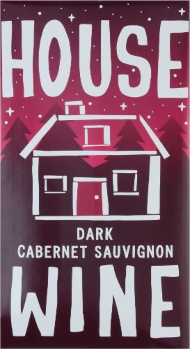 House Wine Cabernet Sauvignon Red Wine Perspective: right