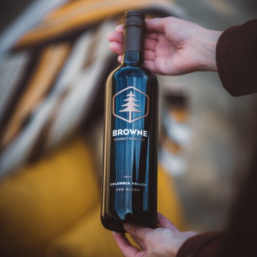 Browne Forest Project Red Blend Washington Wine Perspective: right