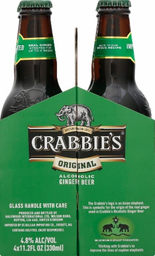 Crabbie's Original Alcoholic Ginger Beer Perspective: right