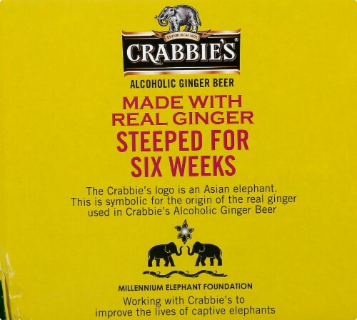 Crabbie's Alcoholic Ginger Beer Perspective: right