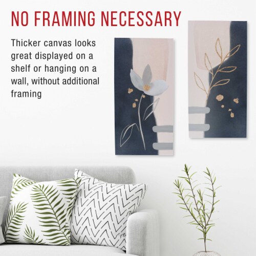 10  x 20  Gallery Depth 1-1/2  Profile Stretched Canvas 3-Pack - Gesso Triple Primed Cotton Perspective: right