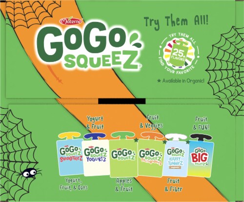 GoGo Squeez® Applesauce Pouches Halloween Variety Pack Perspective: right