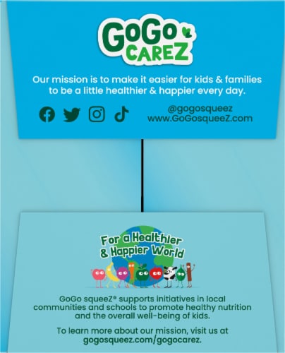 GoGo Squeez® Pineapple & Mango Applesauce Pouches Perspective: right