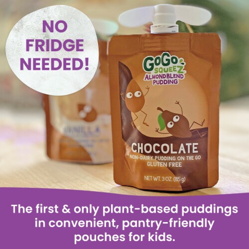 GoGo Squeez® Almond Blend Chocolate Pudding Perspective: right