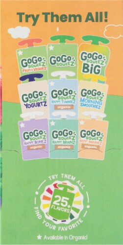 Gogo Squeez® Fruit & Veggies Variety Pack Perspective: right