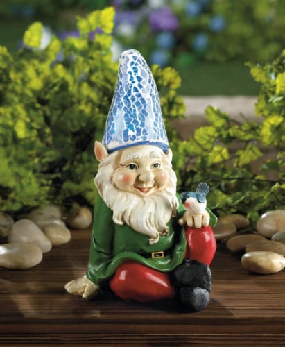Eastwind Gifts 10016215 Cheery Gnome Solar Garden Statue 1 Smith s Food and Drug