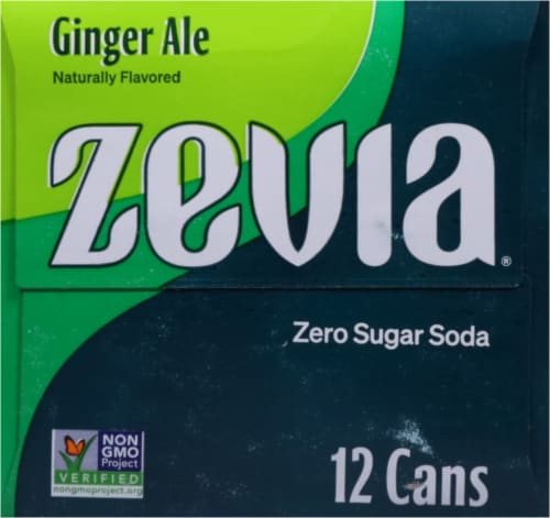 Zevia® Ginger Ale Soda Cans Perspective: right