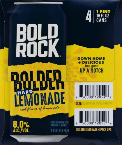 Bold Rock Bolder Hard Lemonade Perspective: right