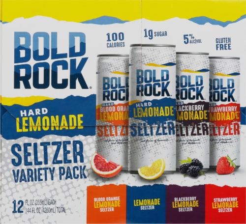 Bold Rock Lemonade Hard Seltzer Variety Pack Perspective: right