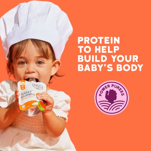 Serenity Kids Turkey Bolognese with Bone Broth, Organic Vegetables & Herbs Pouch, 3.5oz Perspective: right