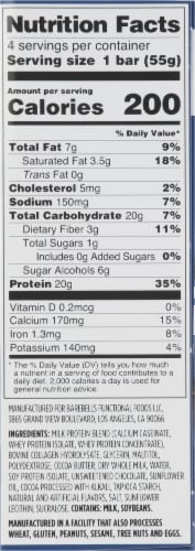 Barebells Chocolate Dough Protein Bars Perspective: right