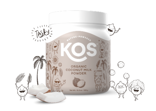 KOS Organic Coconut Milk Powder Perspective: right