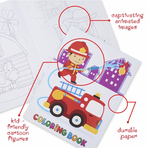 Neliblu Value Coloring Books (24) - Kids Fun & Learning at Home & School! Perspective: right