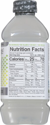 Kinderlyte Advanced Natural Hydration Coconut Lime Electrolyte Solution Perspective: right