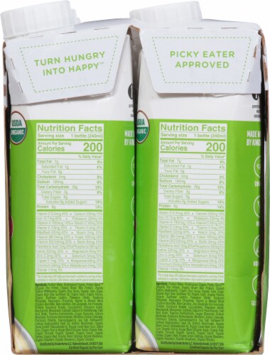 Kindersprout® Organic Plant Protein Vanilla Kids Nutrition Shake Drink Perspective: right