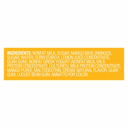 Yasso Creamy Mango Frozen Greek Yogurt Bars Perspective: right