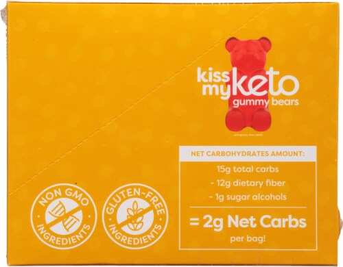 Kiss My Keto Peach Apple & Strawberry Keto Gummies Perspective: right