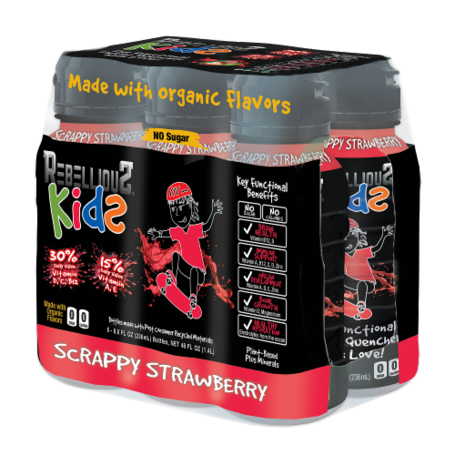 Rebellious® Kids Scrappy Strawberry Perspective: right