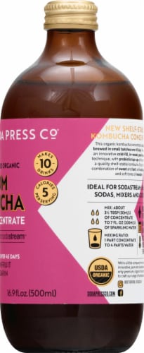 SodaStream® Passionfruit Mandarin Kombucha Concentrate Drink Mix Perspective: right
