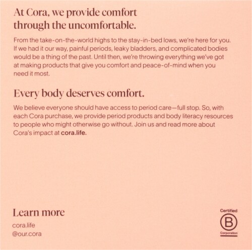 Cora® Organic Cotton Super Plus Tampons Perspective: right