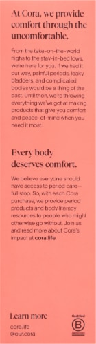 Cora™ Organic Cotton Overnight Pads Perspective: right
