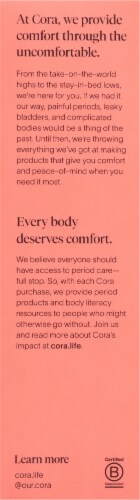 Cora™ Organic Cotton Overnight Pads Perspective: right