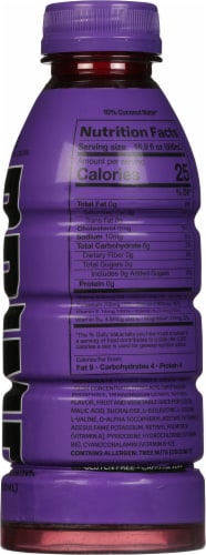 Prime Grape Sports Drink Bottle Perspective: right