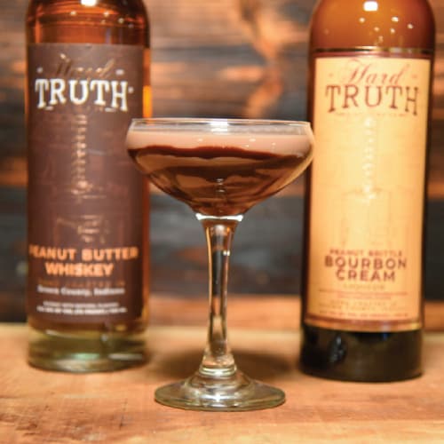Hard Truth Peanut Brittle Bourbon Cream Perspective: right