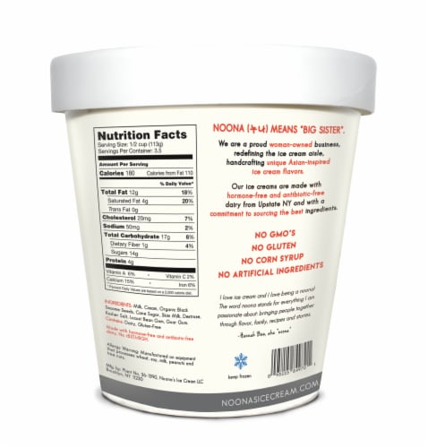 Noona’s Black Sesame Ice Cream - 5 pints Perspective: right
