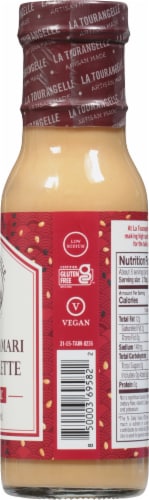 La Tourangelle® Organic Sesame Tamari Vinaigrette Salad Dressing Perspective: right