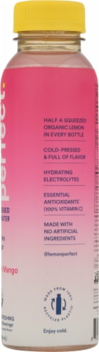 Lemon Perfect Organic Dragon Fruit Mango Cold-Pressed Lemon Water Perspective: right