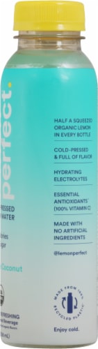Lemon Perfect® Pineapple Flavored Bottled Water Perspective: right