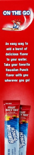 Hawaiian Sugar Free Fruit Juicy Red Powdered Drink Mix Perspective: right
