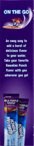 Hawaiian Punch® Sugar Free Wild Purple Smash Powdered Drink Mix Packets Perspective: right