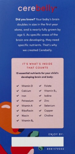 Cerebelly 5-7 Months Baby Food Pouches Varety Pack Perspective: right