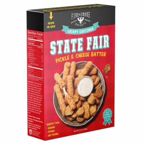 Fire & Smoke Society Crispy Coatings State Fair Pickle & Cheese Batter Perspective: right