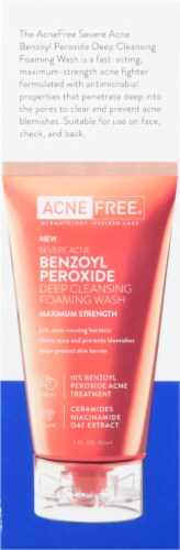 AcneFree® Benzoyl Peroxide Deep Cleansing Foaming Wash Perspective: right