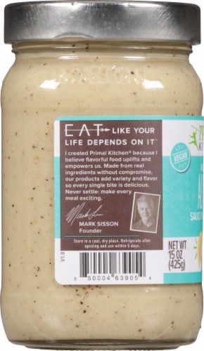 Primal Kitchen No Dairy Alfredo Sauce Perspective: right