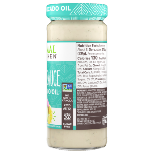 Primal Kitchen® Avocado Oil Tartar Sauce Perspective: right
