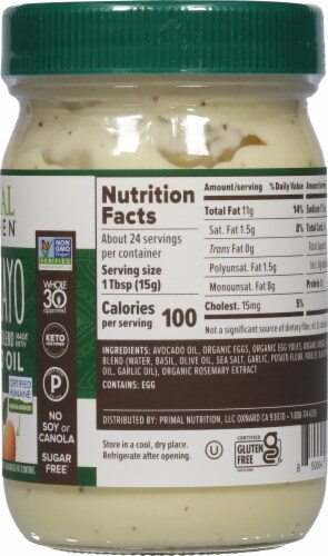 Primal Kitchen® Pesto Mayo Made with Avocado Oil Perspective: right