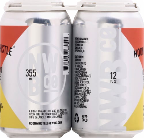 Noon Whistle Cozmo Pale Ale Craft Beer Perspective: right