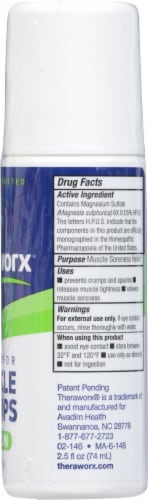 Theraworx® Muscle Cramp Relief - Roll On Perspective: right
