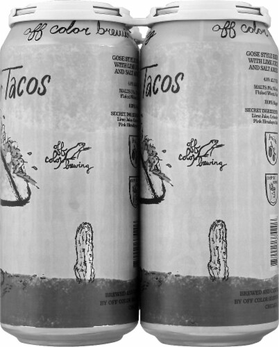 Off Color Brewing Beer for Tacos Gose Perspective: right