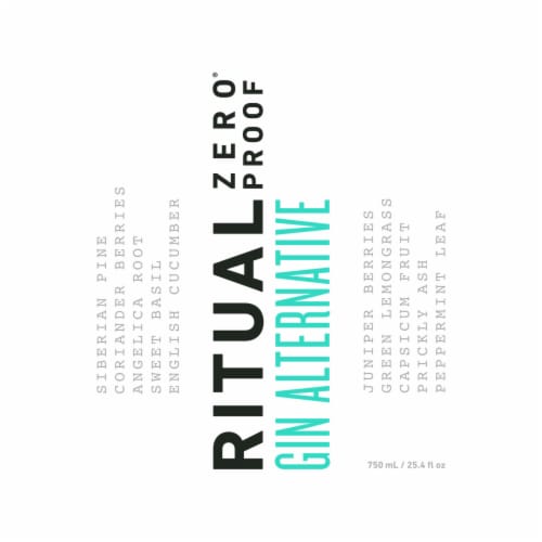Ritual Zero Proof Gin Alternative Perspective: right